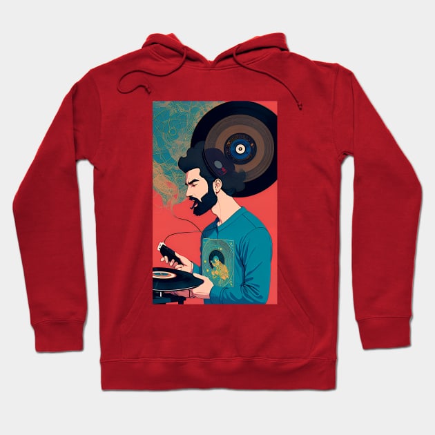 Music Man Hoodie by ArtBeatsGallery